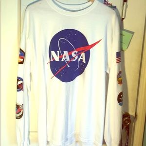 Long sleeve NASA tee (size:L)